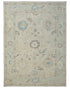10x14 Gray Oushak Turkish Hand Knotted Soft Wool Area Rug