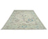10x14 Gray Oushak Turkish Hand Knotted Soft Wool Area Rug