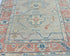 11 Ft Gray Rust Oushak Turkish Hand Knotted Traditional Soft Wool Runner Rug
