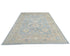 Muted Gray 9x12 Oushak Turkish Hand Knotted Traditional veg Dye Wool Rug
