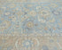 Muted Gray 9x12 Oushak Turkish Hand Knotted Traditional veg Dye Wool Rug