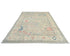 9x12 Ft Silver Gray Turkish Ouhsak Hand Knotted Traditional Veg Dye Wool Area Rug