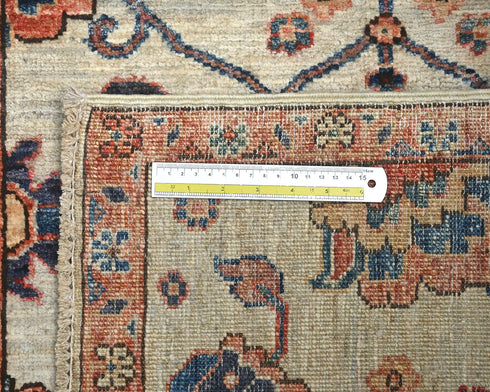 2x3 Gray Aryana Afghan Hand Knotted Veg Dye Wool Area Rug