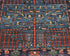6 Ft Blue Aryana Afghan Hand Knotted Veg Dye Wool Runner Rug