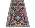 6 Ft Blue Aryana Afghan Hand Knotted Veg Dye Wool Runner Rug