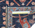 6 Ft Blue Aryana Afghan Hand Knotted Veg Dye Wool Runner Rug
