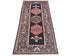 6 feet Blue Aryana Afghan Hand Knotted Veg Dye Wool Runner Rug