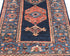 6 feet Blue Aryana Afghan Hand Knotted Veg Dye Wool Runner Rug