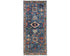 6 Ft Blue Aryana Afghan Hand Knotted Veg Dye Wool Runner Rug