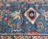 6 Ft Blue Aryana Afghan Hand Knotted Veg Dye Wool Runner Rug