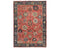 5x7 Rust Blue Aryana Afghan Hand Knotted Veg Dye Wool Area Rug