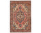 5x7 Rust Aryana Afghan Hand Knotted Veg Dye Wool Area Rug