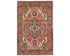 5x7 Rust Aryana Afghan Hand Knotted Veg Dye Wool Area Rug
