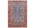 6x9 Blue Rust Aryana Afghan Hand Knotted Veg Dye Wool Area Rug