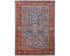 6x9 Blue Aryana Afghan Hand Knotted Veg Dye Wool Area Rug