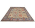 8x10 Gray Blue Aryana Afghan Hand Knotted Veg Dye Wool Area Rug