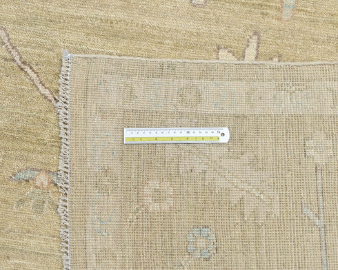 Soft Brown 9x12 Oushak Turkish Hand Knotted Traditional Soft Wool Area Rug