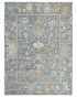 9x12 Gray Oushak Turkish Handmade Oriental Soft Wool Area Rug