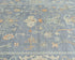 9x12 Gray Oushak Turkish Handmade Oriental Soft Wool Area Rug