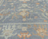 9x12 Charcoal Gray Oushak Turkish Hand Knotted Floral Veg Dye Wool Area Rug
