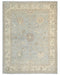 9x12 Feet Silver Oushak Turkish Handmade Traditional Soft Wool Area Rug