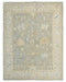 9x12 Soft Green Turkish Oushak Hand Knotted Soft Wool Area Rug
