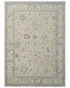 10x14 Gray Oushak  Turkish Hand Knotted Soft Wool Area Rug