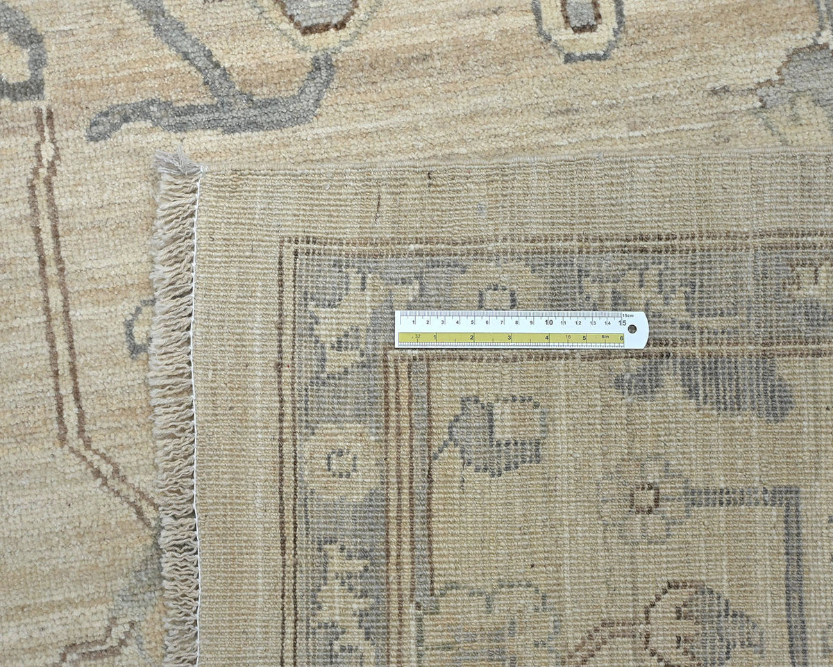 10x14 Gray Oushak Turkish Hand Knotted Soft Wool Area Rug