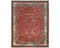 Alfombra afgana Aryana roja de lana teñida con vegetales, anudada a mano, de 9 x 12 pulgadas