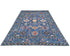9x12 Blue Aryana Afghan Hand Knotted Veg Dye Wool Area Rug