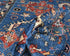 9x12 Blue Aryana Afghan Hand Knotted Veg Dye Wool Area Rug