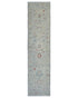 12 Ft Olive Green Oushak Turkish Hand Knotted Traditional Soft Wool Runner Rug