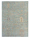 Oushak Olive Green Turkish Hand Knotted Muted 9x12 Ft Wool Area Rug