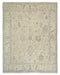 Light Brown 9x12 Ft Oushak Turkish Hand Knotted Traditional Soft Wool Area Rug