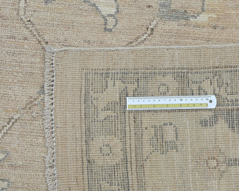 10x14 Brown Oushak Turkish Hand Knotted Soft Wool Area Rug