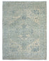 9x12 Beige Oushak Turkish Handmade Muted Traditional Veg Dye Wool Rug
