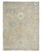 Pastel Brown Oushak Turkish Hand Knotted Oriental 9x12 Feet Wool Area Rug