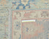 Blue Gray 9x12 Muted Oushak Turkish Hand Knotted Oriental Veg Dye Wool Area Rug