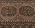 3x6 Vintage Brown Persian Style Hand Knotted Low Pile Wool Area Rug