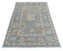 3x5 Gray Oushak Turkish Handmade Traditional Veg Dye Wool Area Rug