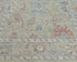 4x6 Ft Olive Green Oushak Turkish Floral Traditional Veg Dye Wool Area Rug