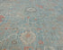 10x14 Greenish Gray Oushak Turkish Hand Knotted Soft Wool Area Rug