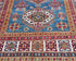 Blue 3x5 Kazak Afghan Hand Knotted Traditional Wool Area Rug
