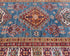Blue 3x5 Kazak Afghan Hand Knotted Traditional Wool Area Rug