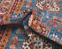 Blue 3x5 Kazak Afghan Hand Knotted Traditional Wool Area Rug
