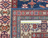 3x5 Blue Kazak Afghan Hand Knotted Geometric Wool Area Rug