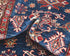 3x5 Blue Kazak Afghan Hand Knotted Geometric Wool Area Rug