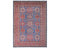 8x10 Blue Kazak Afghan Hand Knotted Geometric Wool Area Rug