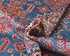 8x10 Blue Kazak Afghan Hand Knotted Geometric Wool Area Rug