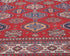 10x14 Red Kazak Afghan Hand Knotted Geometric Wool Area Rug